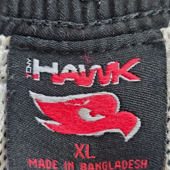 Tony Hawk Swim Trunks Board Shorts Black & Red Lined Zip Pockets Sz. Extra Large - Picture 6 of 11